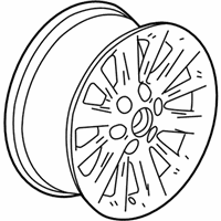 OEM 2019 Cadillac XTS Wheel, Alloy - 20989562