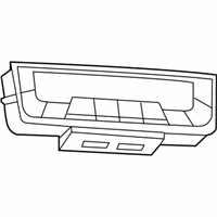 OEM 2022 BMW X5 CLIMATE CONTROL PANEL, REAR - 61-31-9-462-514