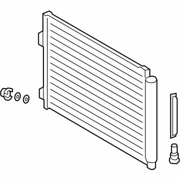 OEM Lexus NX350h CONDENSER ASSY, SUPP - 884A0-78010