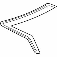 OEM 2001 Saturn L100 Weatherstrip, Rear Compartment Lid - 24431822