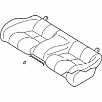 OEM 2003 Chrysler Sebring Rear Seat Cushion Assembly - MR958952XA