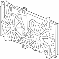 OEM 2003 Honda Accord Shroud - 19015-RAA-A01