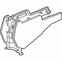 OEM Acura RL Console, Rear (Dark Lapis) - 83401-SZ3-A81ZD