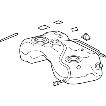 OEM Lexus NX250 TANK SUB-ASSY, FUEL - 77001-78260