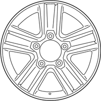 OEM 2018 Toyota Land Cruiser Wheel, Disc - 42611-60C21