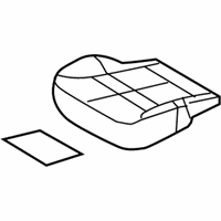 OEM Lincoln Seat Cushion Pad - BT4Z-78632A23-C