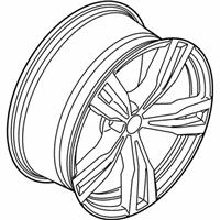 OEM 2020 BMW X7 Disk Wheel, Light Alloy, In - 36-11-8-074-220
