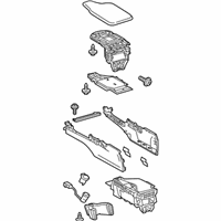 OEM 2019 Lexus RC F Box Assembly, Console - 58810-24201-C1