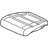 OEM 2001 Honda Odyssey Pad & Frame, Right Front Seat Cushion - 81132-S0X-A01