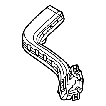 OEM 2022 Jeep Wrangler Duct-Ambient Air - 68304130AB