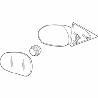 OEM Mercury Mirror Outside - 8L8Z-17682-CA