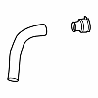 OEM 2021 Kia Soul Hose Assembly-RADAATOR, L - 25415K0200