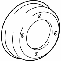 OEM Hyundai Drum Assembly-Rear Brake - 58411-25010
