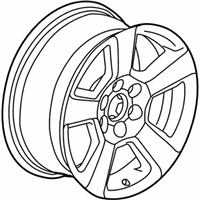 OEM 2016 Chevrolet Silverado 1500 Wheel, Alloy - 23311825