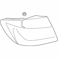 OEM 2016 BMW 528i Rear Light In The Side Panel, Left - 63-21-7-312-707