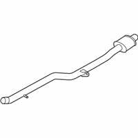 OEM BMW X3 Front Silencer Exhaust Pipe - 18-30-8-614-938