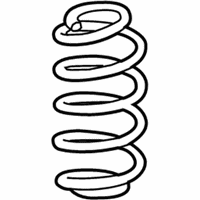 OEM 2018 Honda HR-V Spring, Rear - 52441-T7W-A02