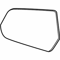 OEM Cadillac ELR Mirror Glass - 23174686