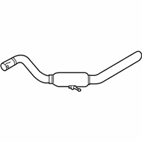 OEM 2007 Mercury Mountaineer Tailpipe - 7L2Z-5A212-B