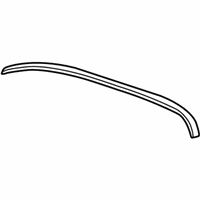 OEM 2018 GMC Sierra 2500 HD Roof Molding - 22775434