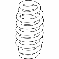 OEM 2012 BMW 128i Rear Coil Spring - 33-53-6-784-686