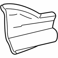 OEM 1997 Dodge B2500 Shield-Splash - 55274696AD