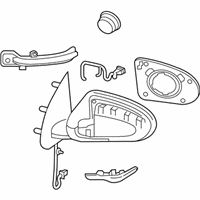 OEM 2021 Nissan Kicks Door Mirror Assy-LH - 96302-5RL0B