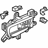 OEM 2017 Acura RLX Handle Assembly, Right Rear Inside (Light Orchid) - 72620-TY2-A01ZA