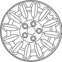 OEM Chrysler Town & Country Wheel Cover - 4743813AB