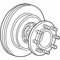 OEM 2004 Ford F-350 Super Duty Front Hub - 1C3Z-1V102-AB