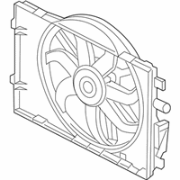 OEM 2007 Mercury Milan Fan Assembly - 7E5Z-8C607-A