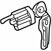 OEM 2005 Chrysler Sebring Cylinder Lock-Ignition Lock - MN133166