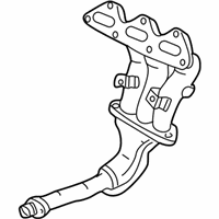 OEM Acura NSX Manifold, Exhaust - 18100-PBY-000