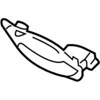 OEM 2011 BMW 1 Series M Inside Left Door Handle - 51-41-6-978-137