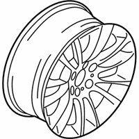 OEM 2015 BMW 535i GT Light Alloy Rim - 36-11-7-841-819