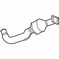 OEM 2016 GMC Sierra 3500 HD Oxidation Catalytic Converter Assembly (W/ Exhaust Pipe) - 22977171