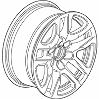 OEM 2021 Chevrolet Tahoe Wheel, Alloy - 23376217