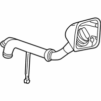 OEM 2004 Ford Ranger Fuel Filler Hose - 4L5Z9034B