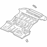 OEM 2002 Dodge Durango Pan-Rear Floor - 55256759AH