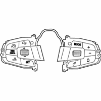 OEM 2017 BMW M760i xDrive M-Sport Multifct Steering Wheel Switch - 61-31-8-064-477