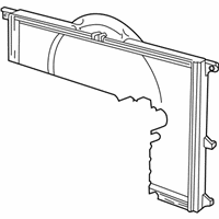 OEM 1999 BMW 528i Fan Shroud - 17-10-1-438-457