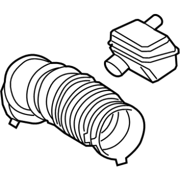 OEM 2022 Lexus NX450h+ Hose Assembly, Air Clean - 17880-25040