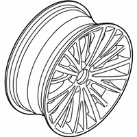 OEM 2015 BMW 435i Gran Coupe Disc Wheel, Light Alloy, Bright-Turned - 36-11-6-856-219