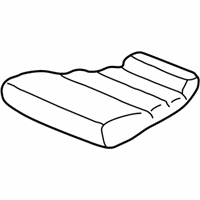 OEM 2004 Acura NSX Main Cushion, Left Front Seat (Targa Silver) (Leather) - 81535-SL0-A51ZD
