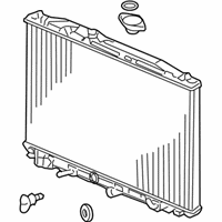 OEM Acura RL Radiator (Denso) - 19010-RKG-A51