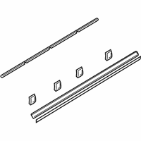 OEM Hyundai Sonata Moulding Assembly-Waist Line Front Door, RH - 87712-3K510