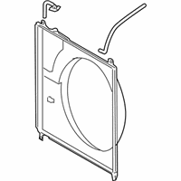 OEM 2010 Toyota Tundra Shroud Assembly - 16711-0P100