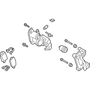 OEM 2022 Hyundai Santa Fe Brake Assembly-RR Wheel, RH - 58230-P2300