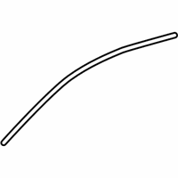 OEM 2012 Lexus RX450h Moulding, Front Door Window Frame, Upper RH - 75753-0E010