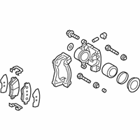 OEM Hyundai Veloster Brake Assembly-Front, LH - 58110-2V150